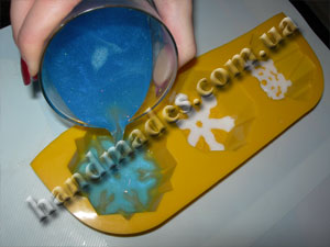 Мастер-класс по мыловарению: Новогодние снежинки Шаг 11