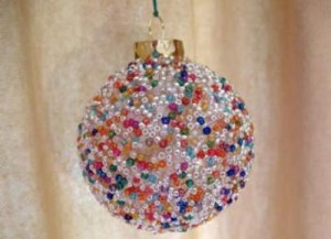 елочные игрушки из бисера
