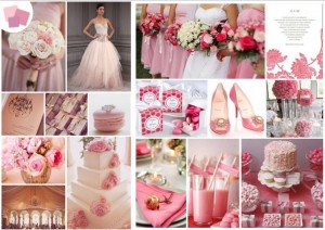 Розовая свадьба