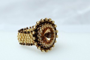 кольцо из бисера